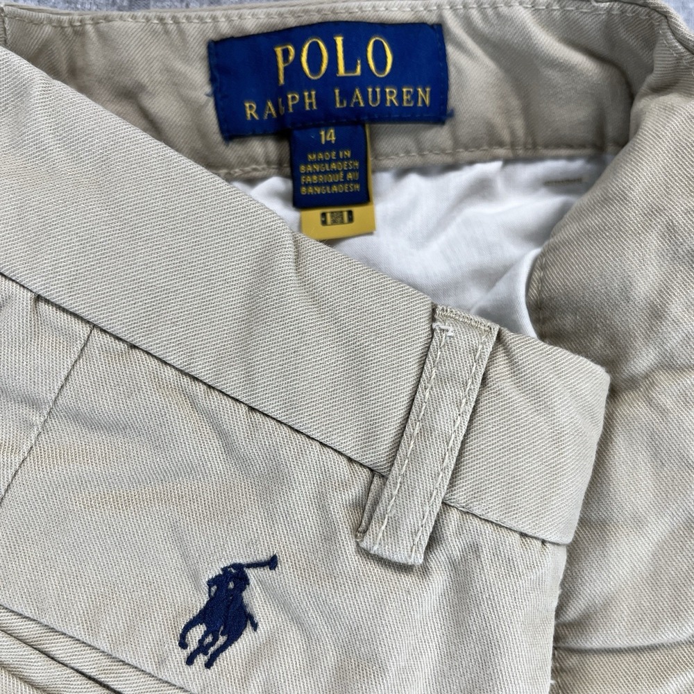 Vintage polo Ralph Lauren petite women M/24X27 mid rise straight leg‎ golf pants